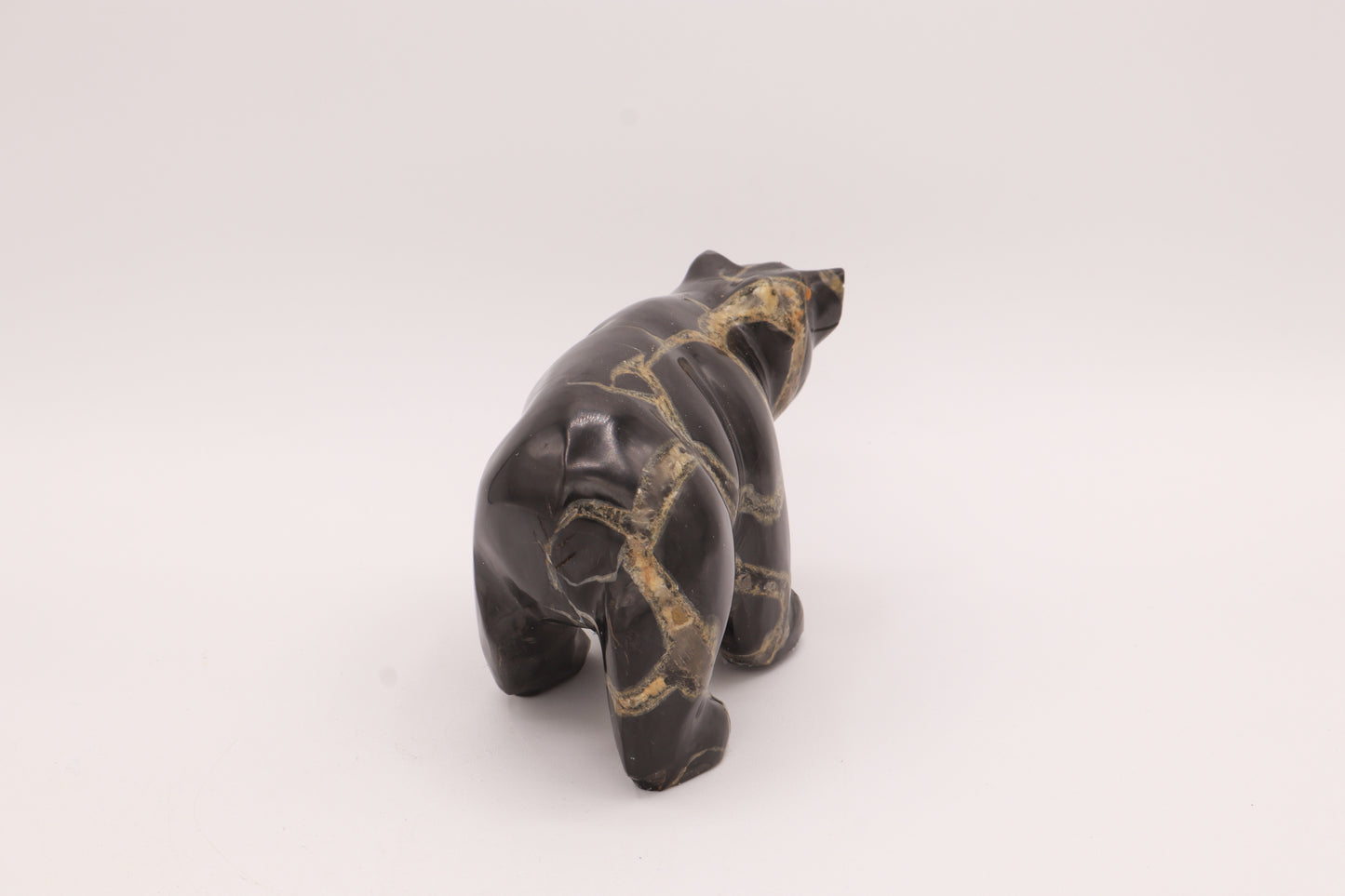 Septarian Bear Carving