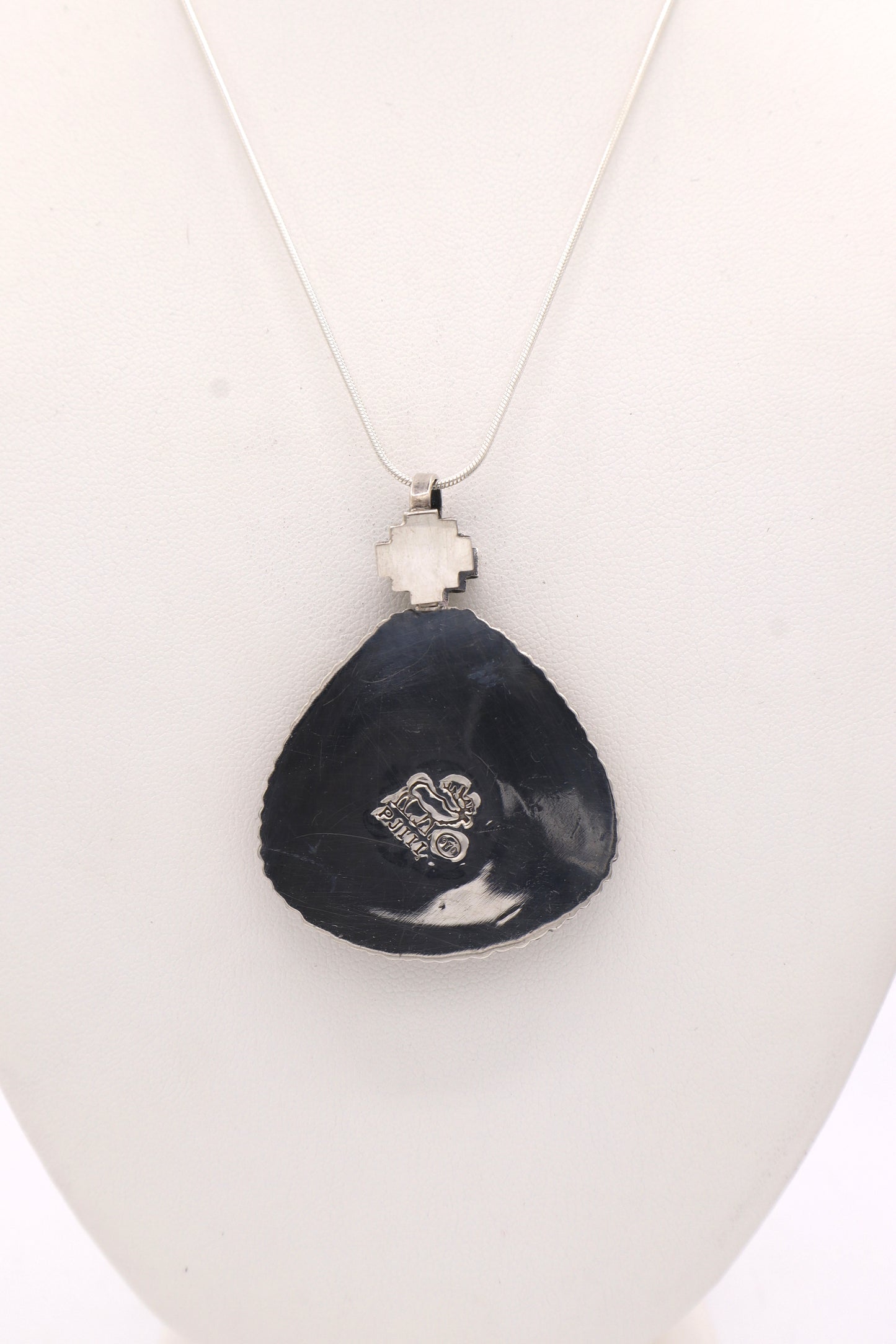 Bumblebee Jasper Sterling Silver Pendant