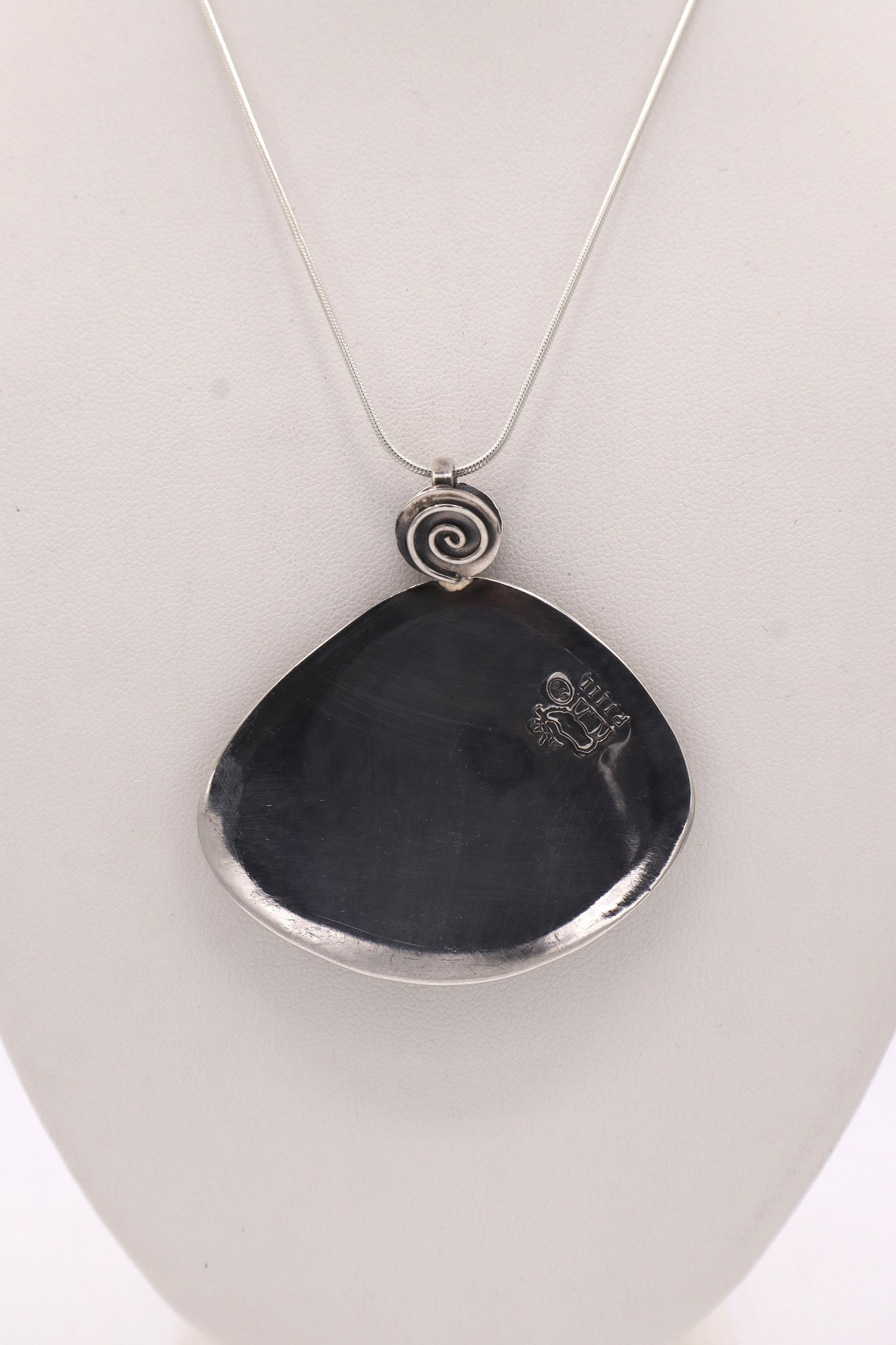Bumblebee Jasper Sterling Silver Pendant