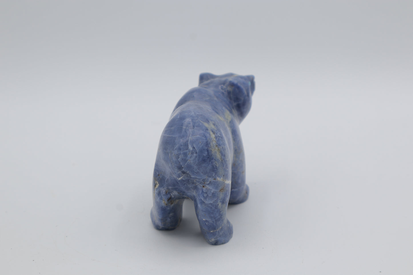 Sodalite Bear Carving