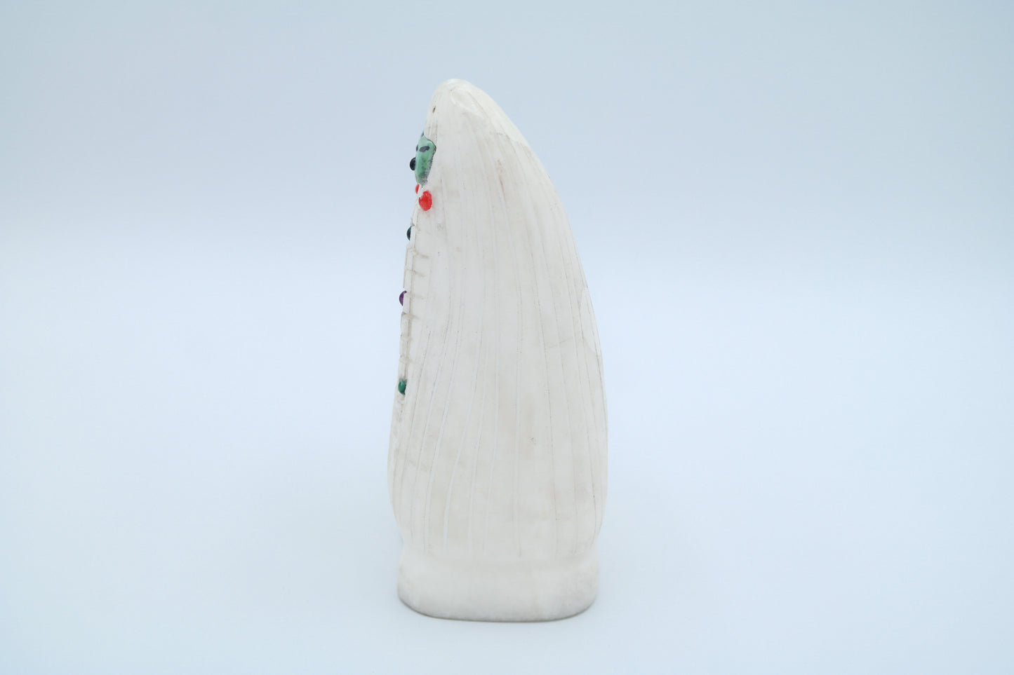 White Carrara Marble Corn Maiden Carving