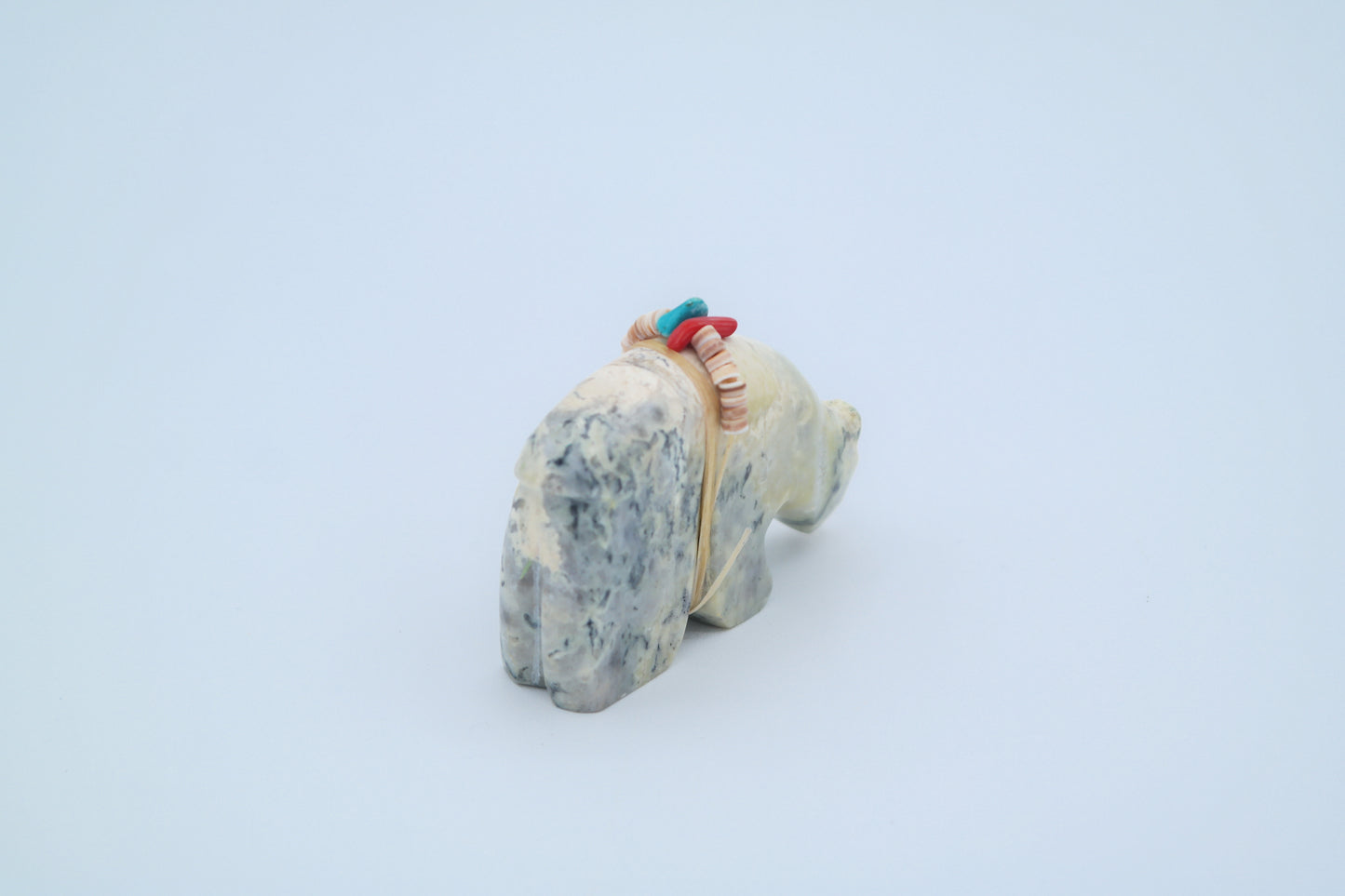 Serpentine Small Bear Carving