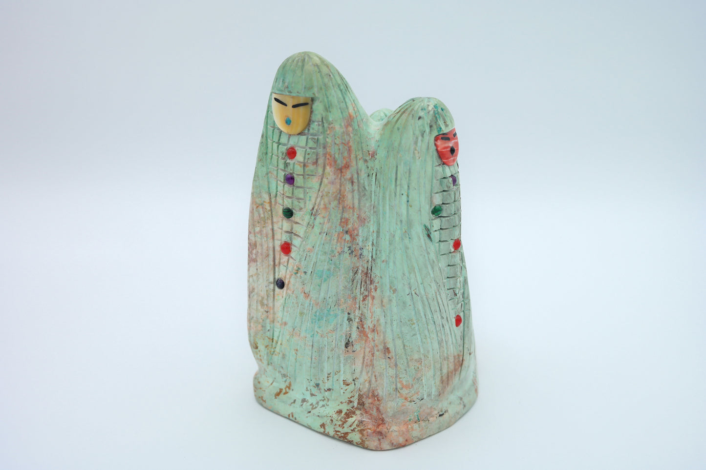 Turquoise Corn Maiden Carving