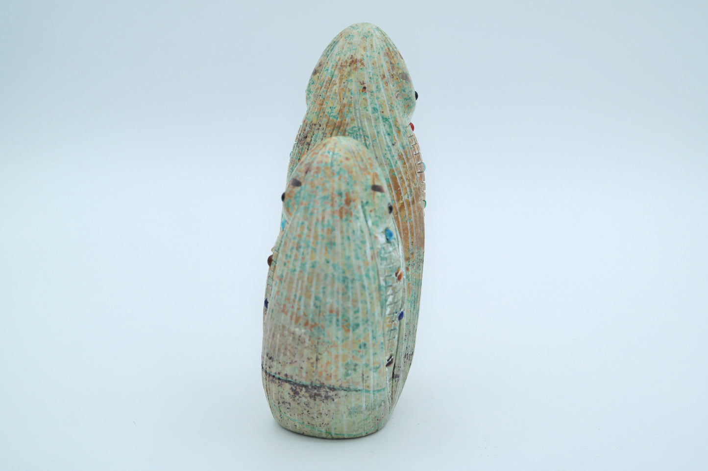 Turquoise Corn Maiden Carving