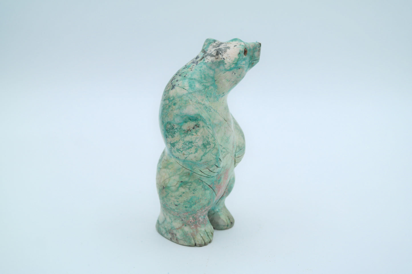 Turquoise Bear Carving