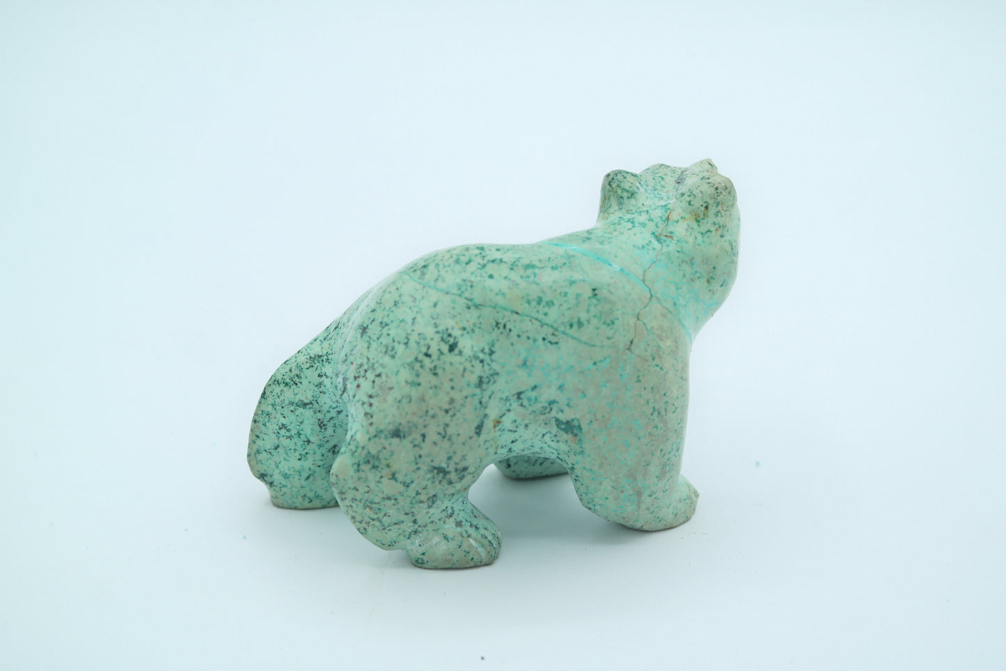 Turquoise Bear Carving