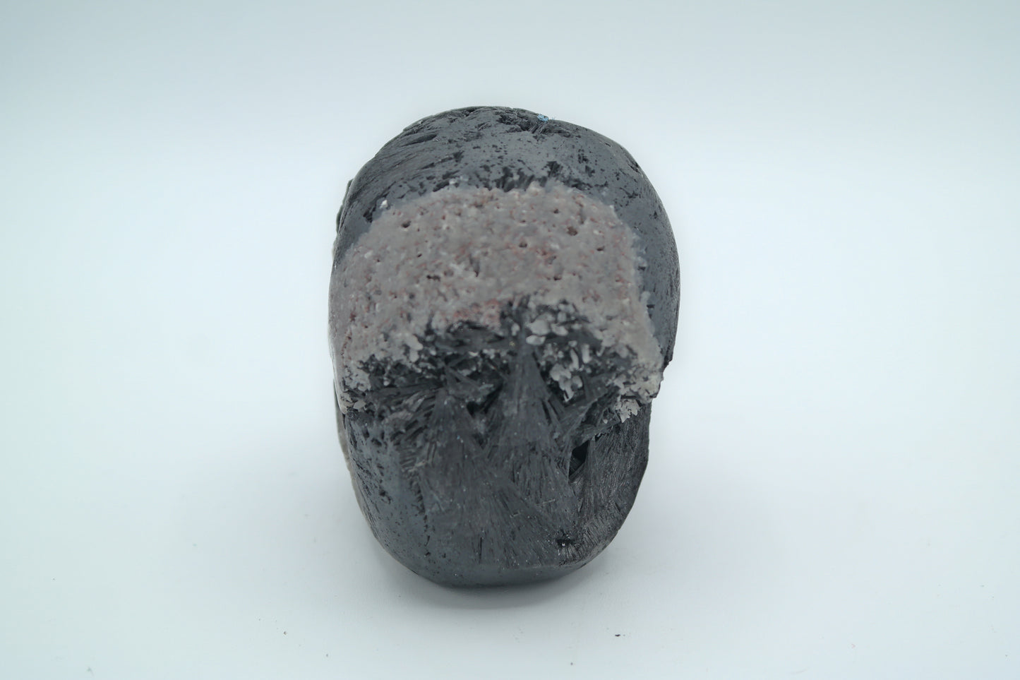 Black Tourmaline Skull Carving