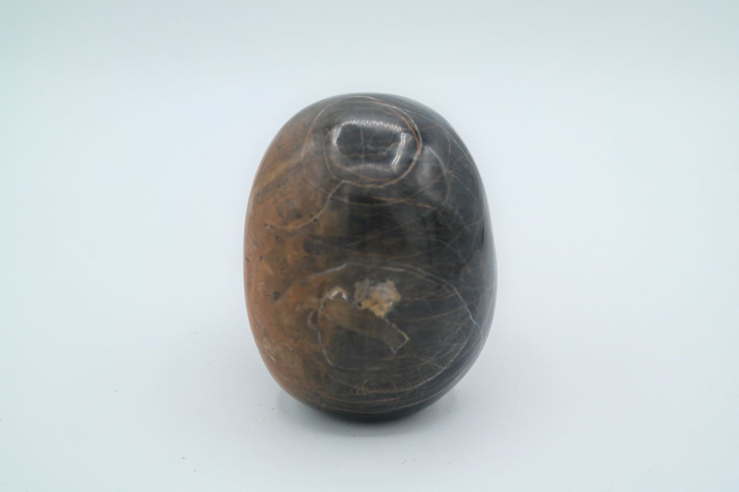 Black and Brown Jasper Skull Carving