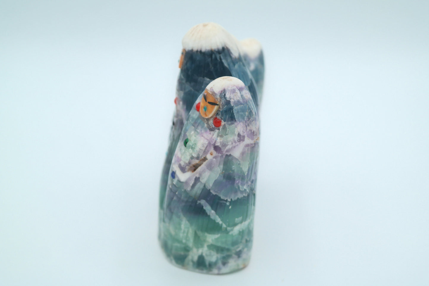 Fluorite Carving of 4 Corn Maidens