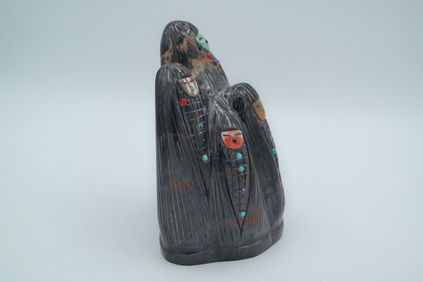 Septarian Carving of 4 Corn Maidens