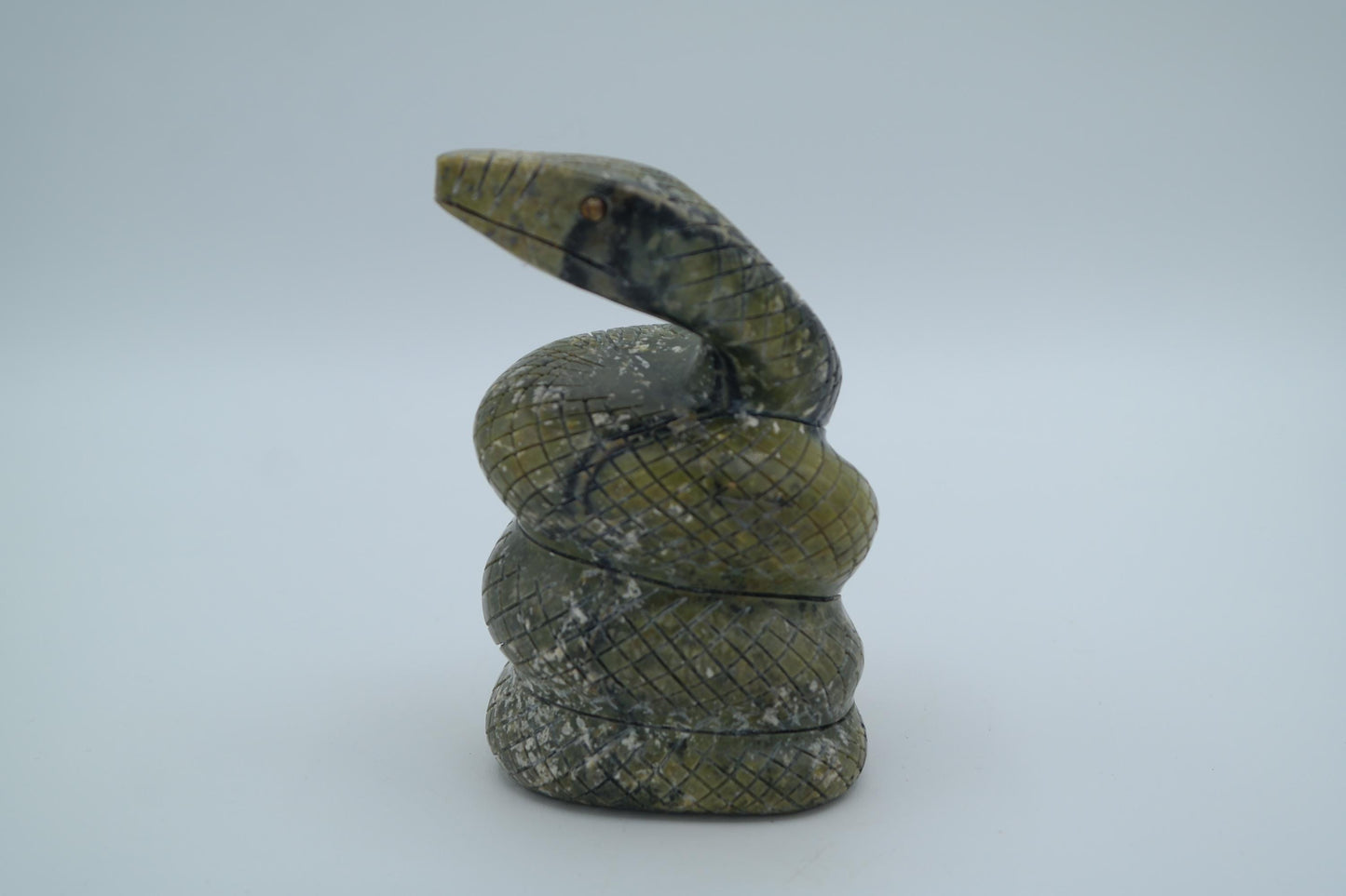 Serpentine Snake Carving