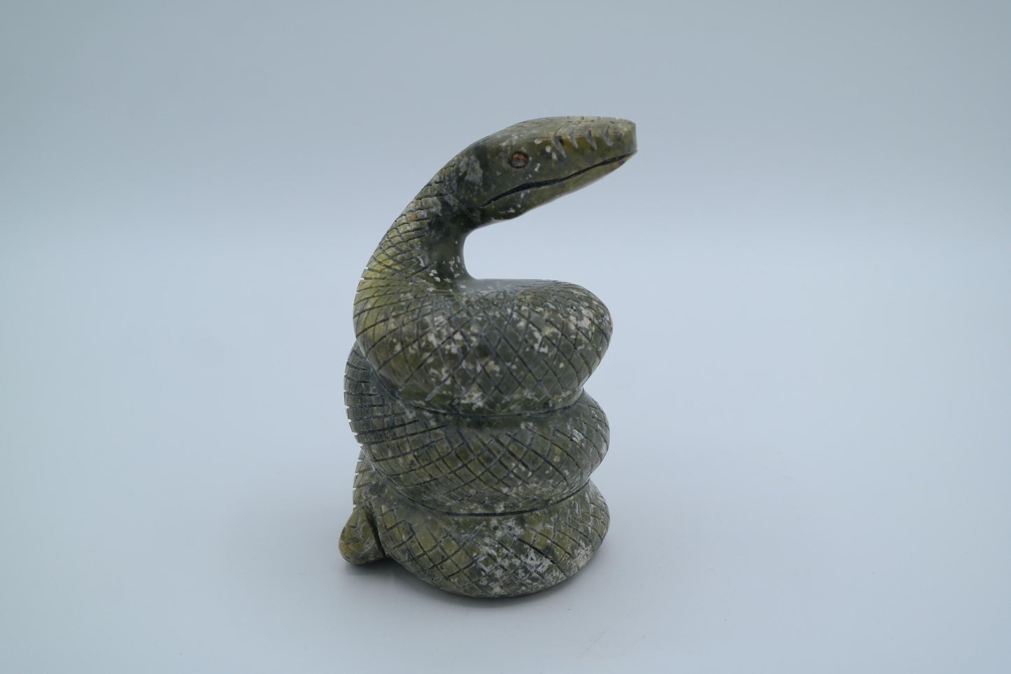 Serpentine Snake Carving