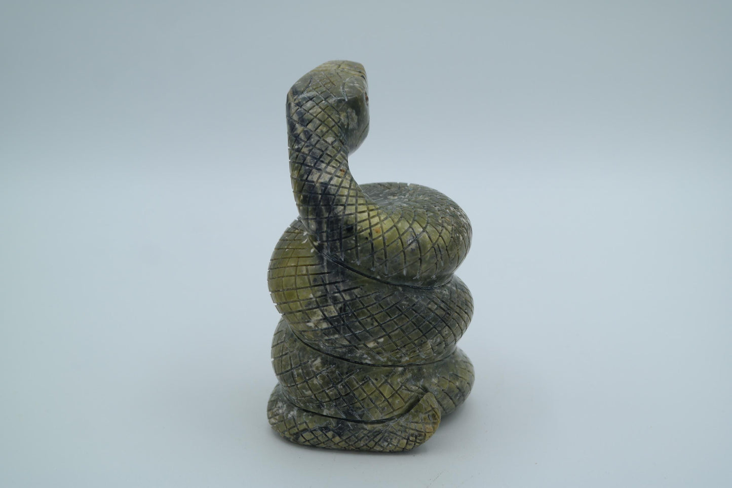 Serpentine Snake Carving