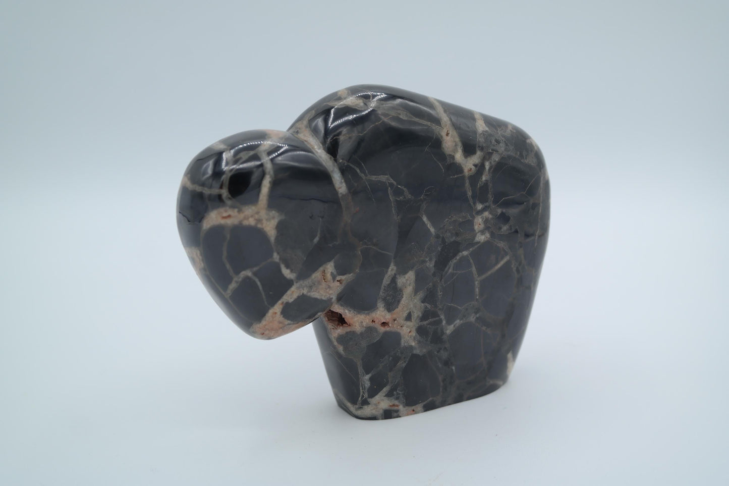Septarian Simple Bear Carving