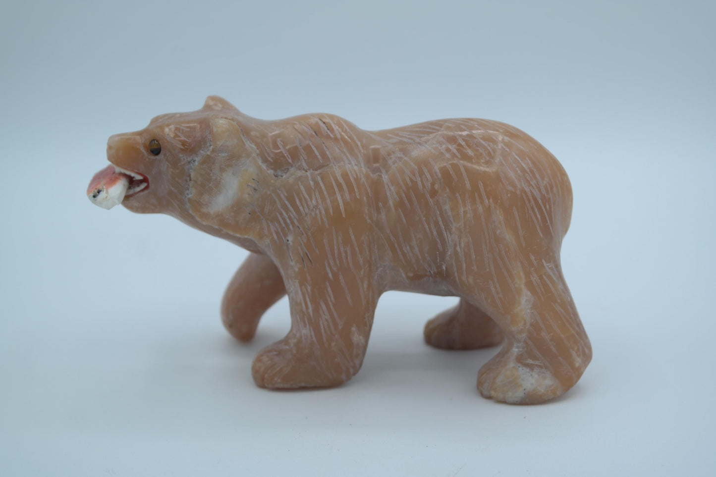 Candy Opal Bear Carving