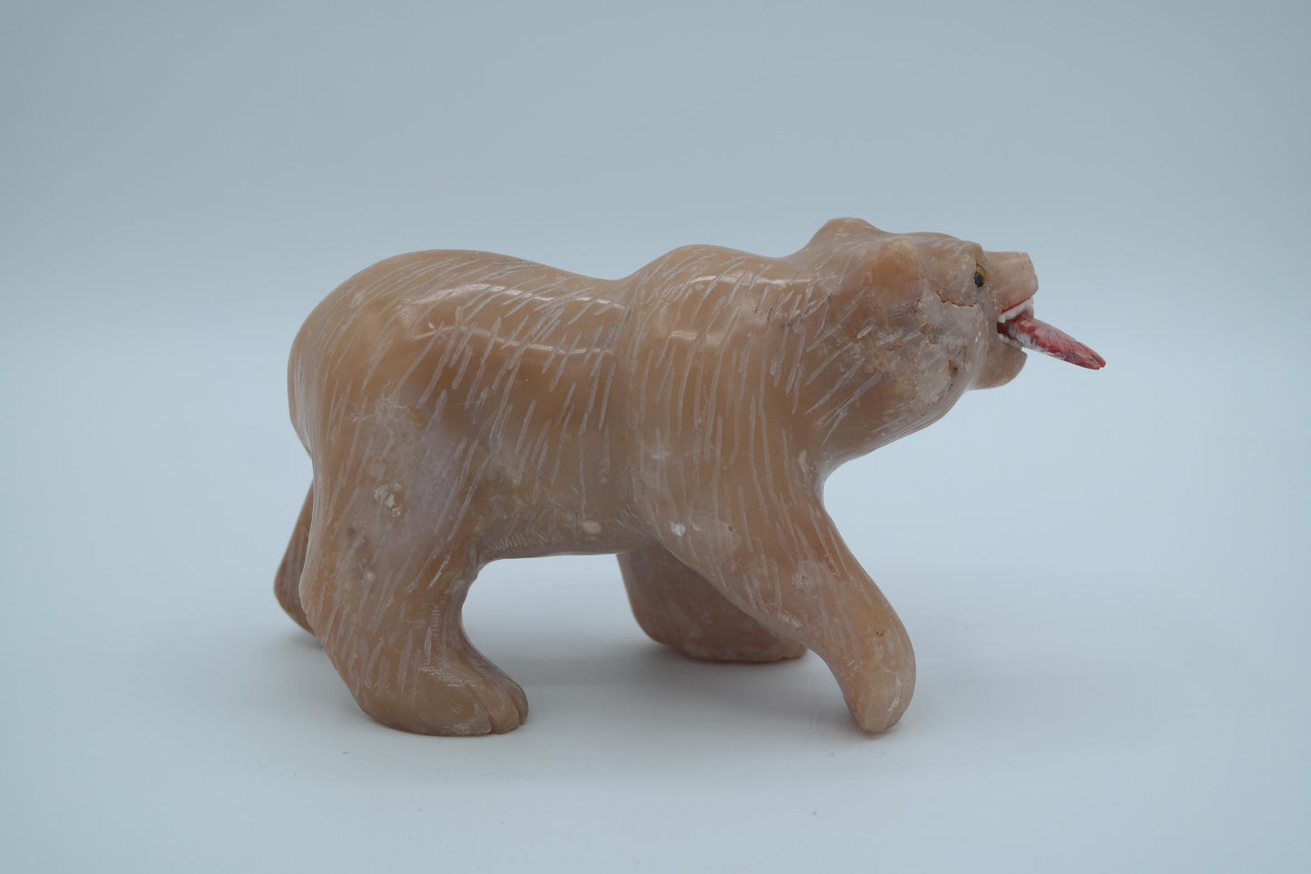 Candy Opal Bear Carving