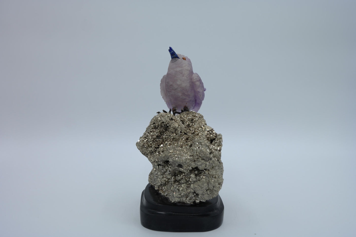 Amethyst Wren Carving