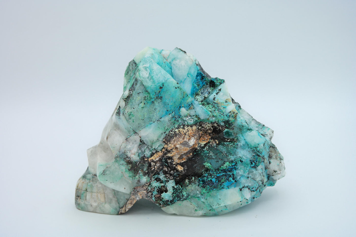 Fluorite Skull Carving