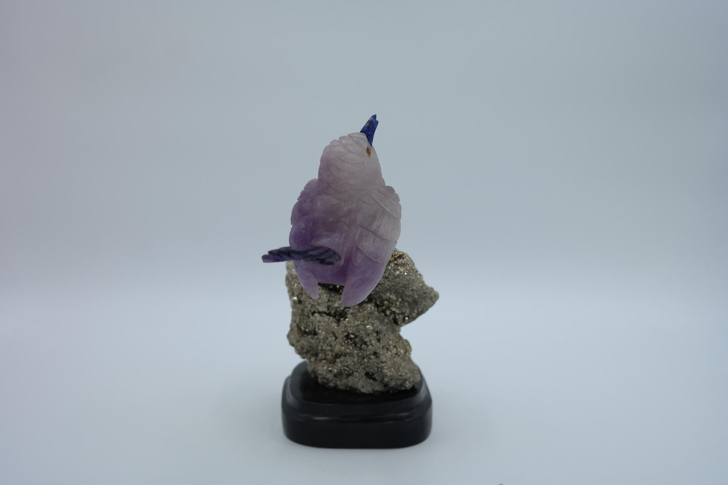Amethyst Wren Carving