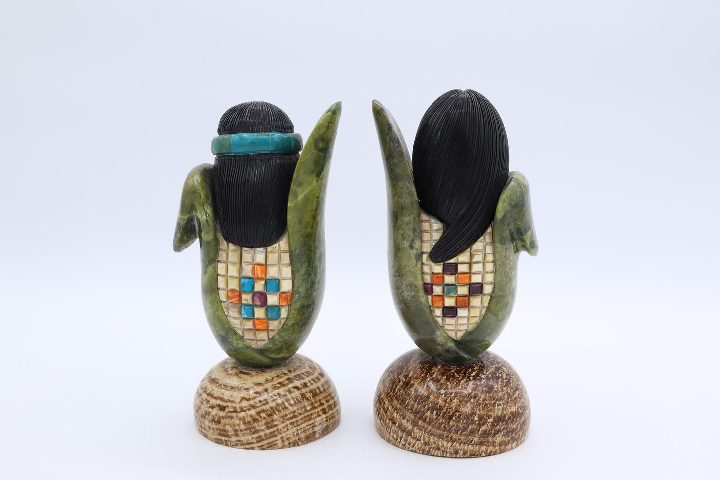Stone Carving of Corn Maiden Couple