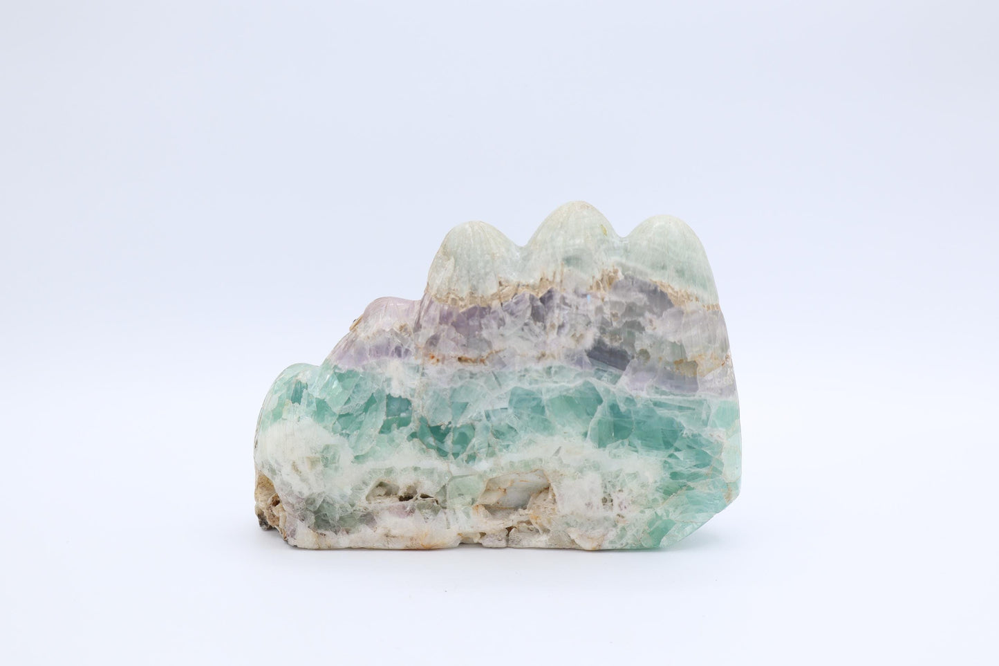 Fluorite Corn Maidens Carving