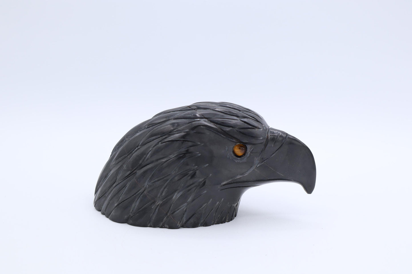 Septarian Eagle Head Carving