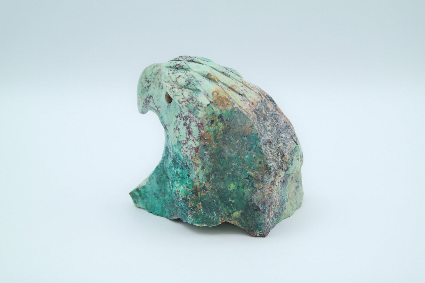 Eagle Head Turquoise Carving