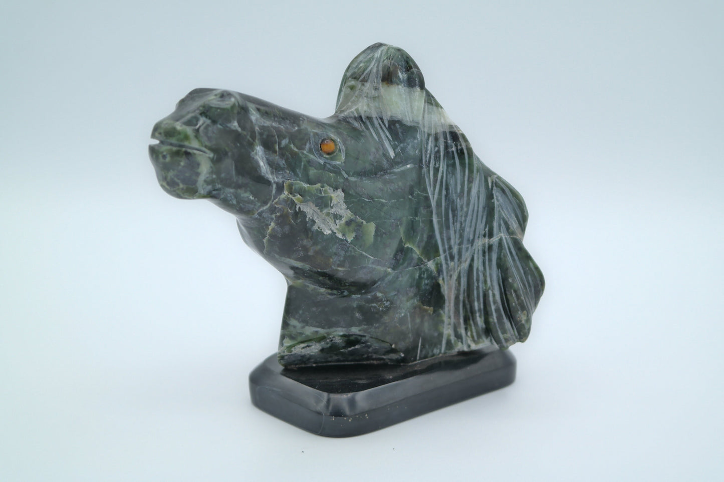 Nephrite Horse Head Carving