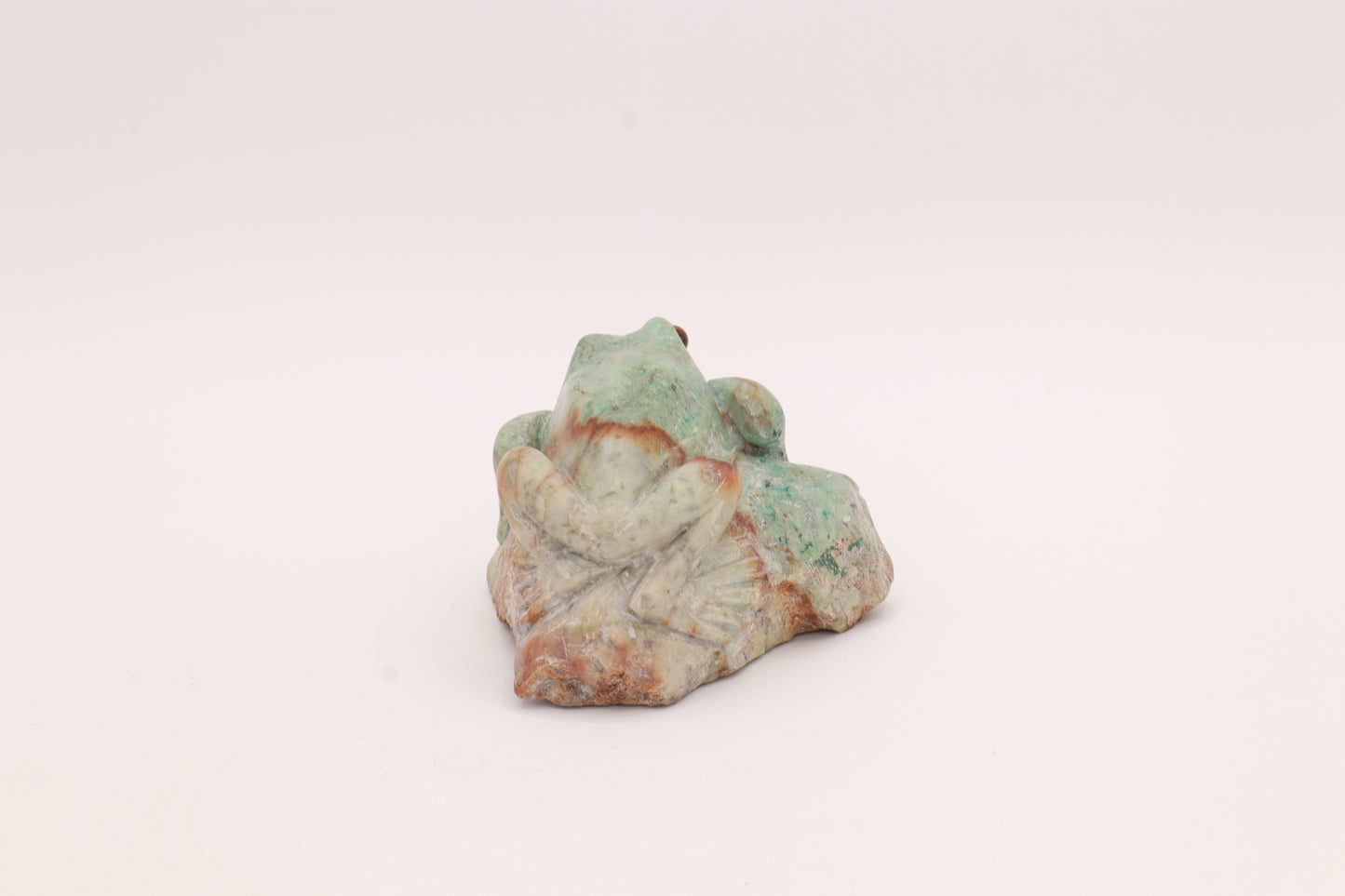 Turquoise Frog Carving