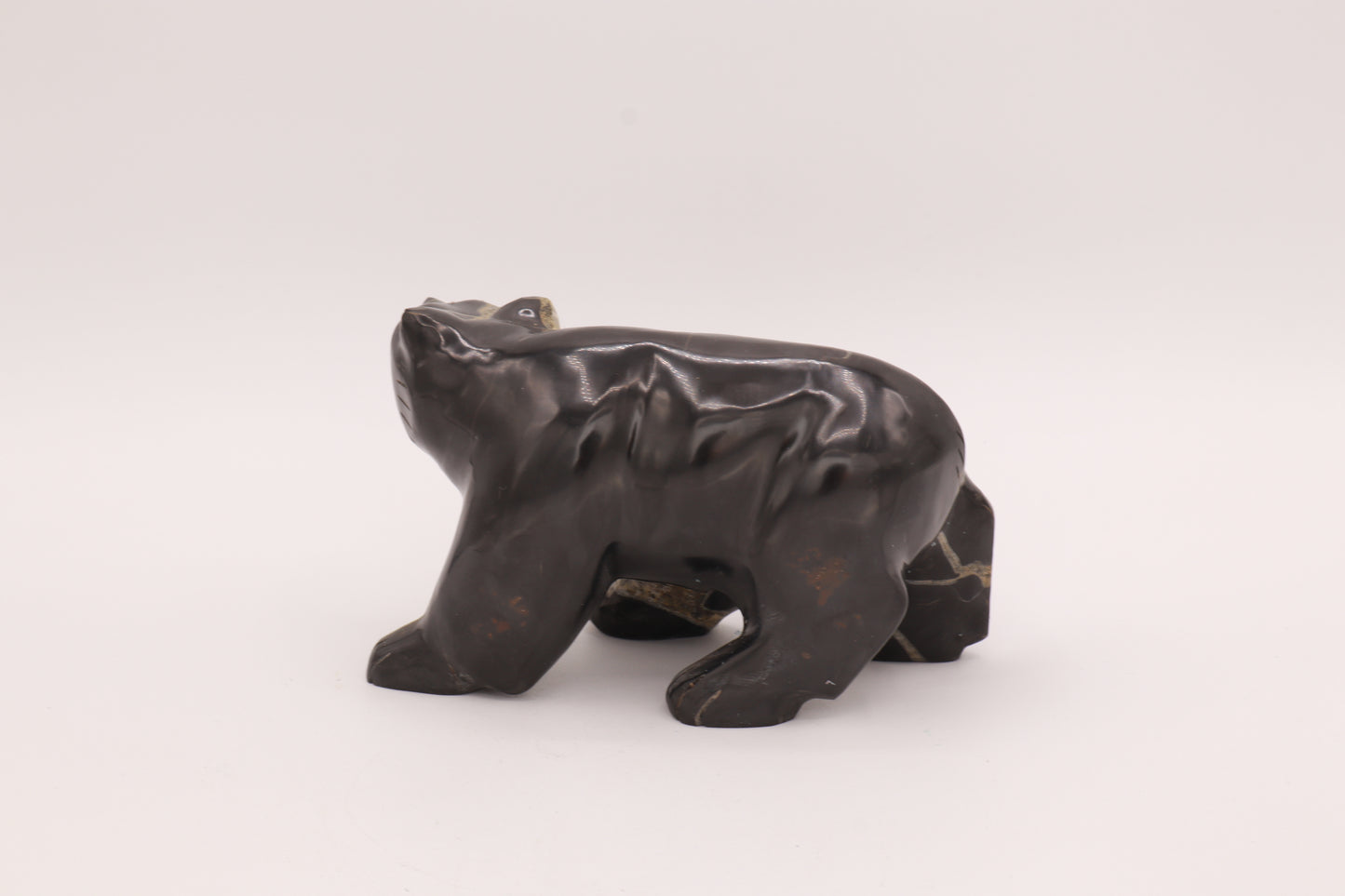 Septarian Bear Carving