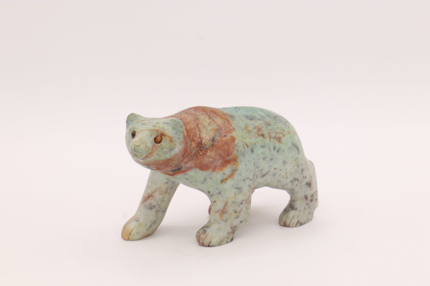 Turquoise Bear Carving