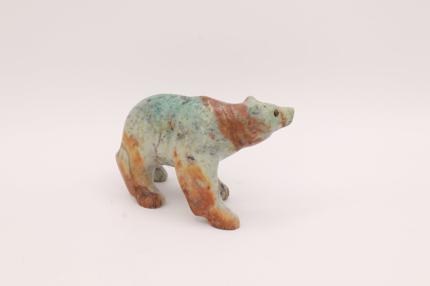 Turquoise Bear Carving