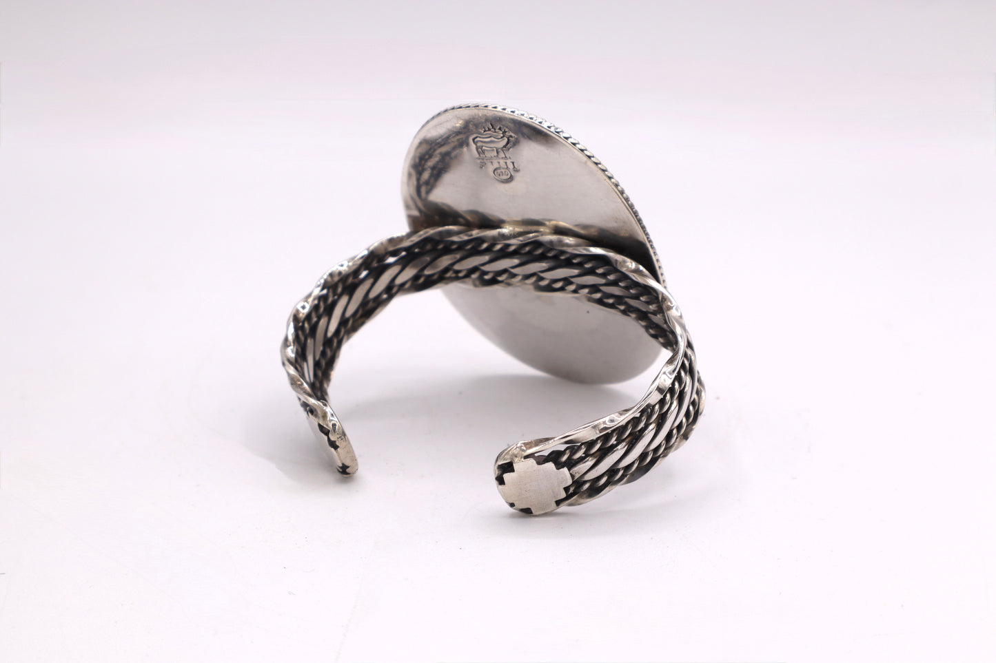 Bumblebee Jasper Sterling Silver Cuff Bracelet