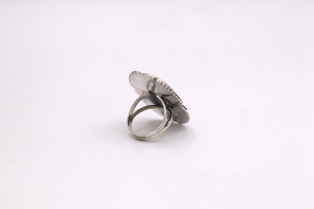 Bumblebee Jasper Sterling Silver Ring