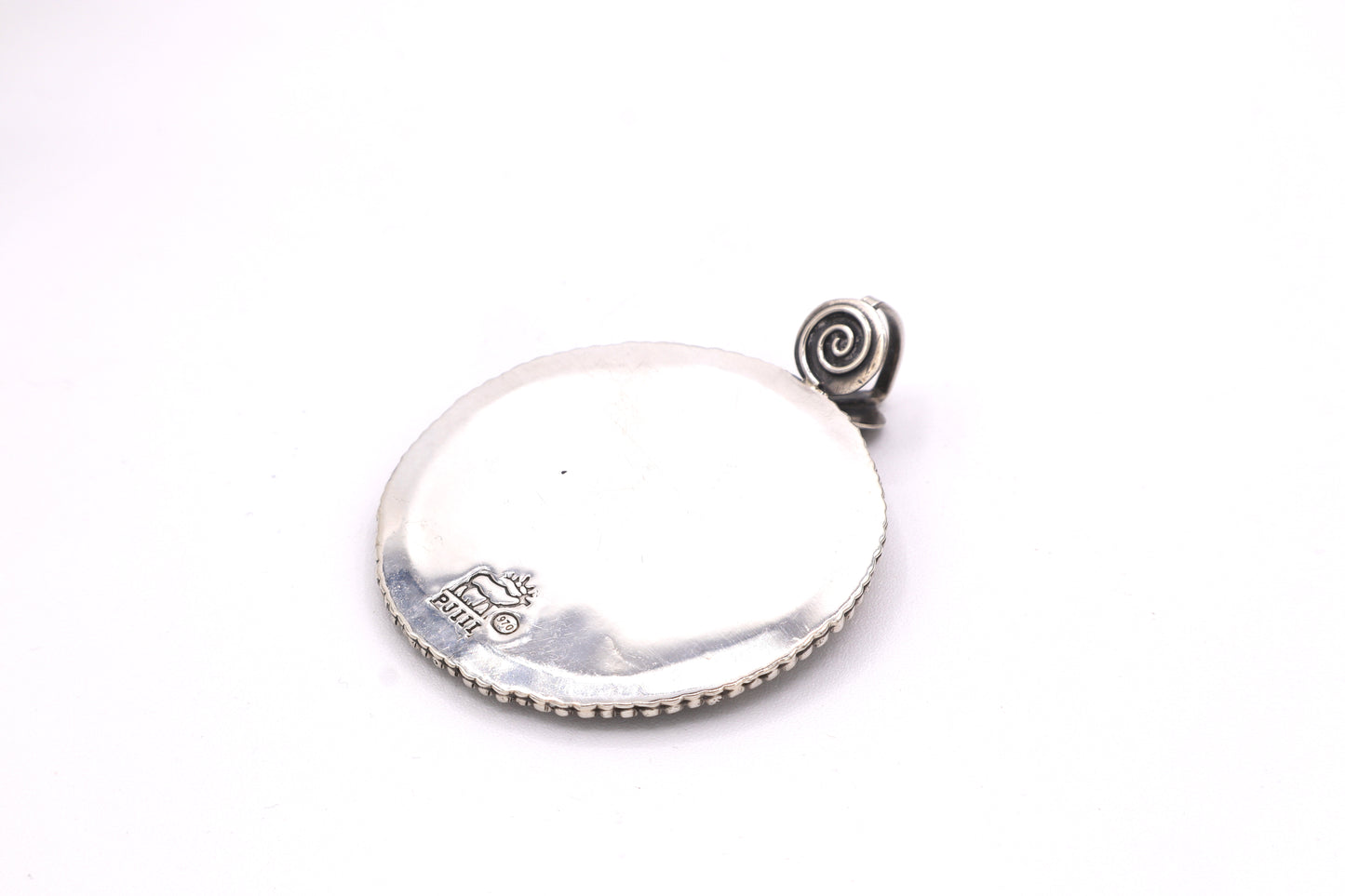 Bumblebee Jasper Sterling Silver Pendant