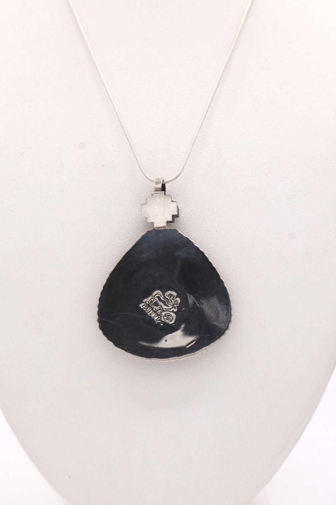Bumblebee Jasper Sterling Silver Pendant