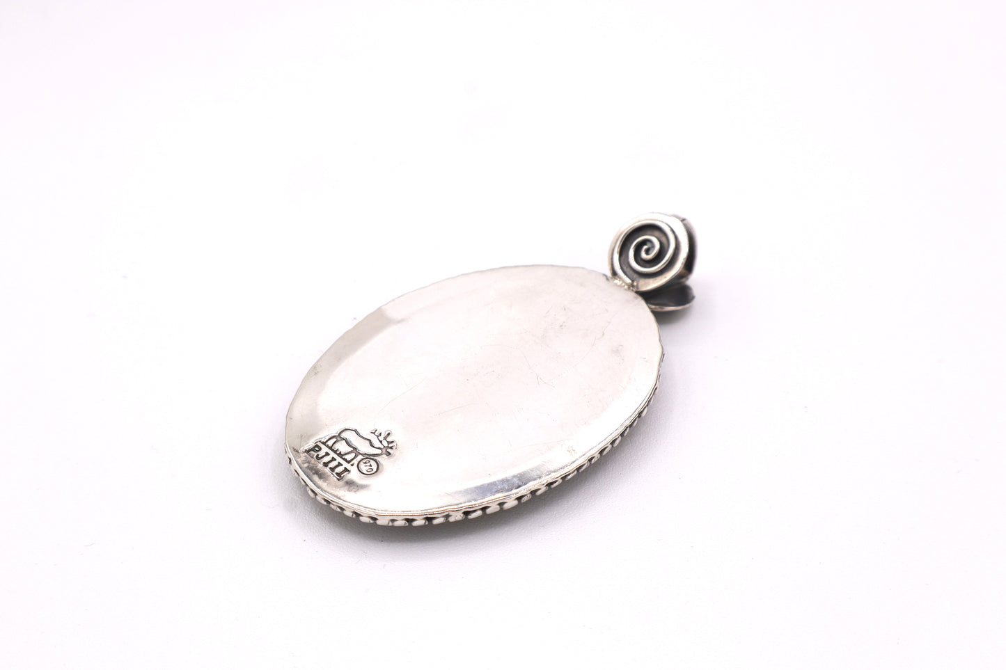 Bumblebee Jasper Sterling Silver Pendant