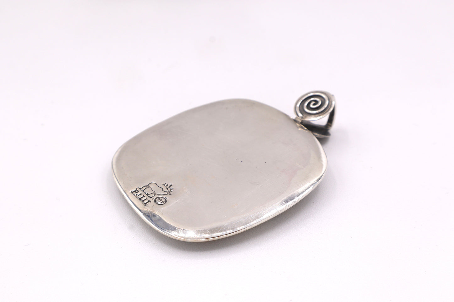 Bumblebee Jasper Sterling Silver Pendant