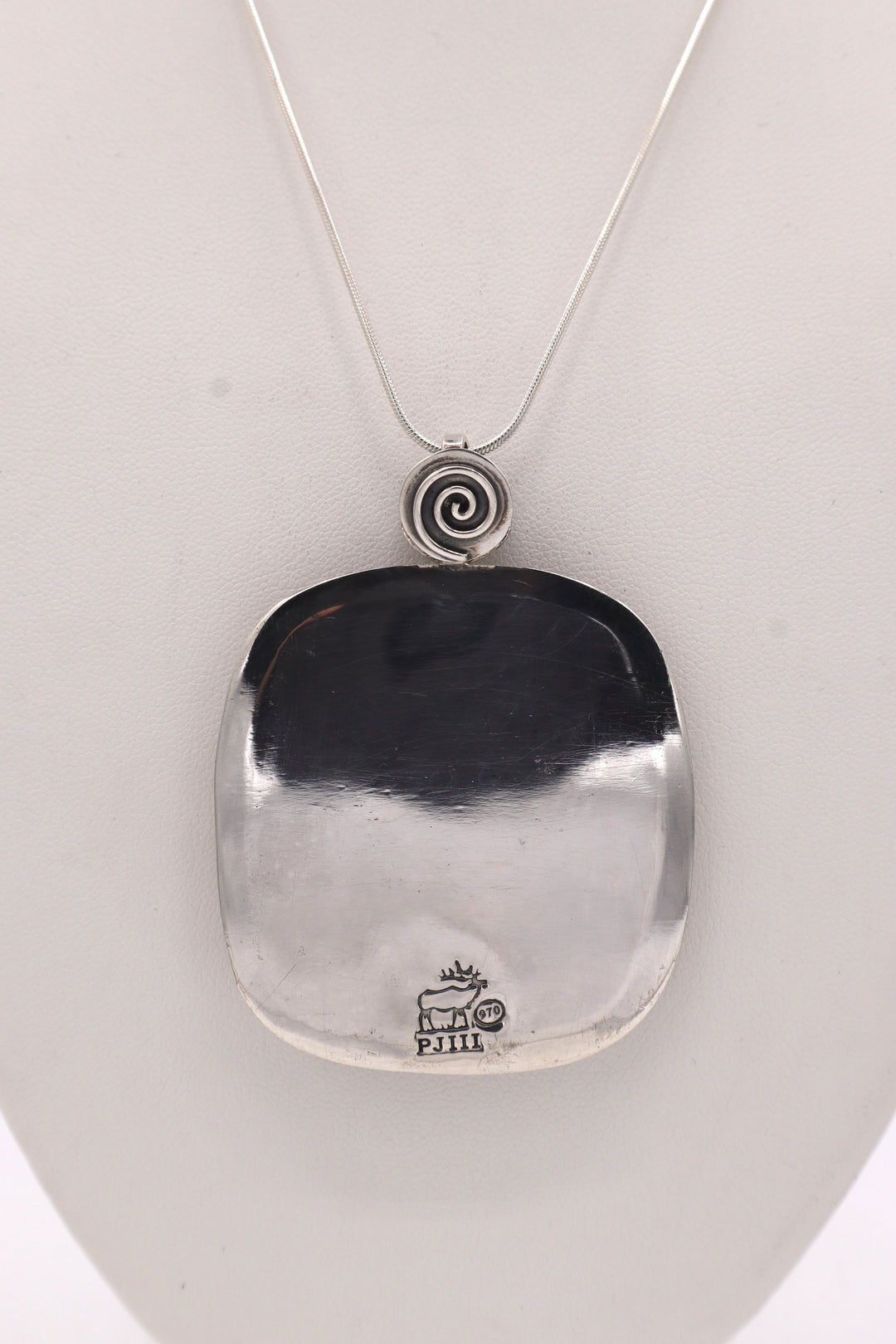 Bumblebee Jasper Sterling Silver Pendant