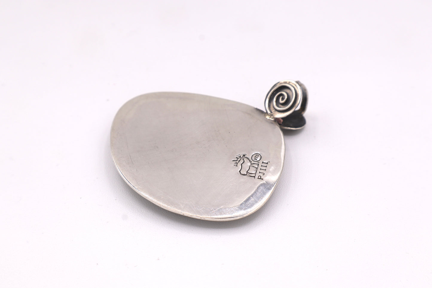 Bumblebee Jasper Sterling Silver Pendant