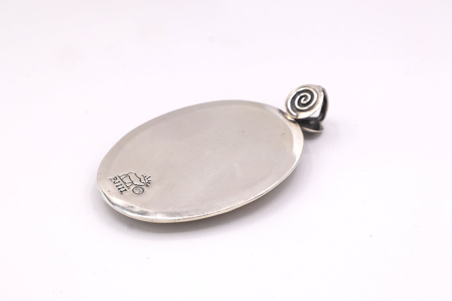 Bumblebee Jasper Sterling Silver Pendant