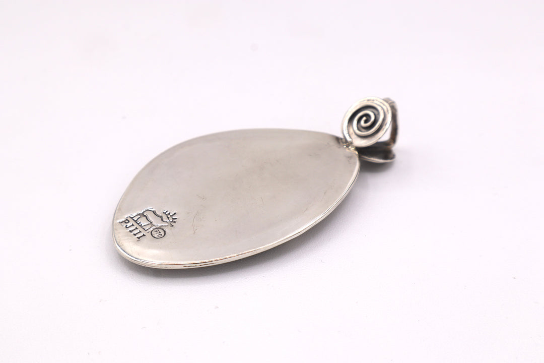 Bumblebee Jasper Sterling Silver Pendant