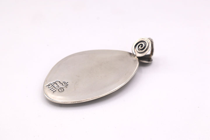 Bumblebee Jasper Sterling Silver Pendant