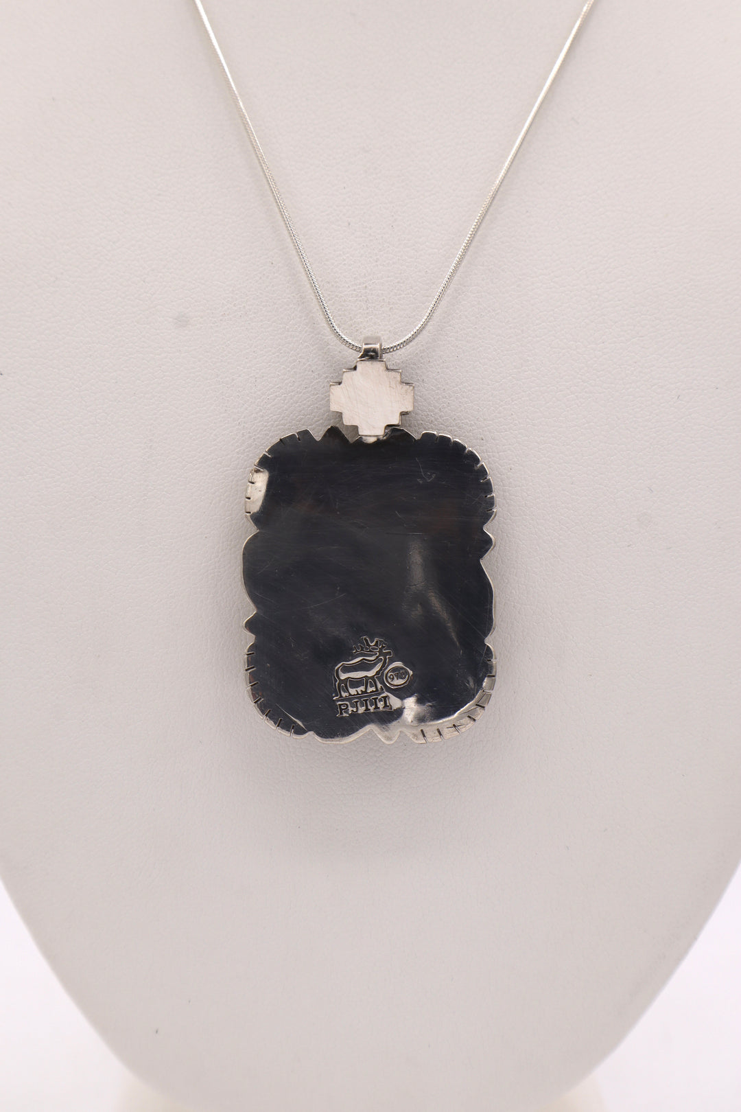 Bumblebee Jasper Sterling Silver Pendant
