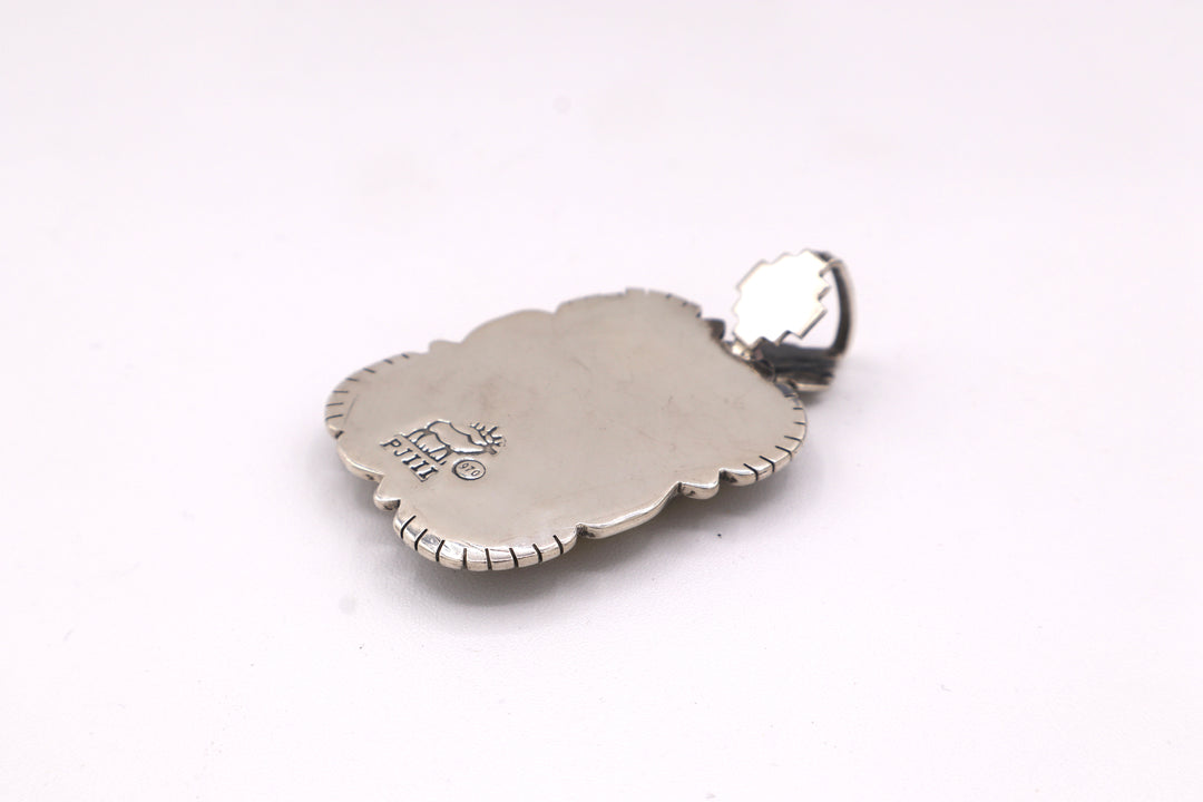 Bumblebee Jasper Sterling Silver Pendant