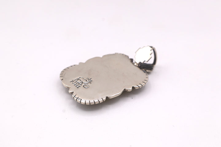Bumblebee Jasper Sterling Silver Pendant