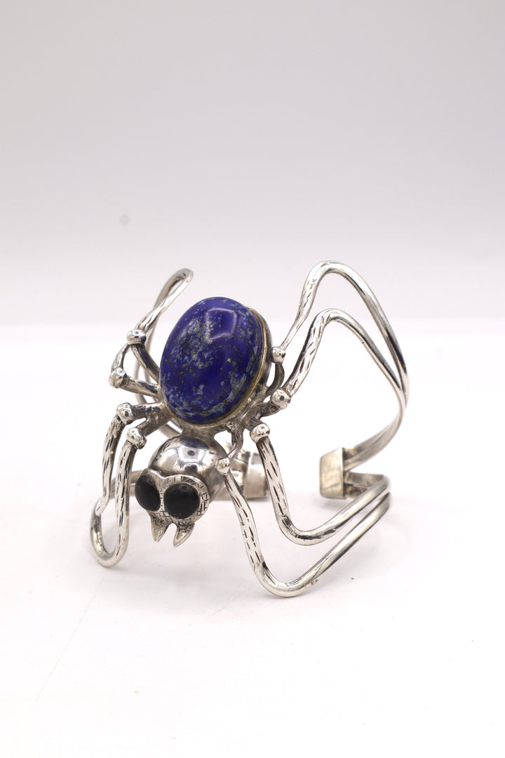 Lapis Lazuli Spider Cuff Bracelet