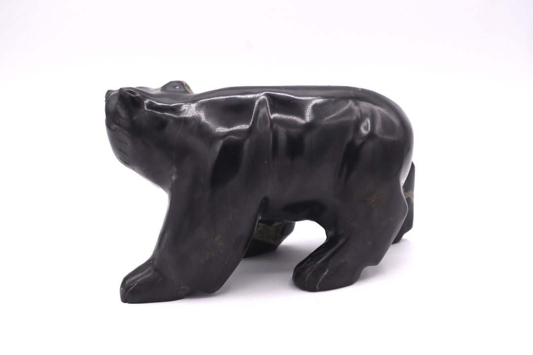 Septarian Bear Carving