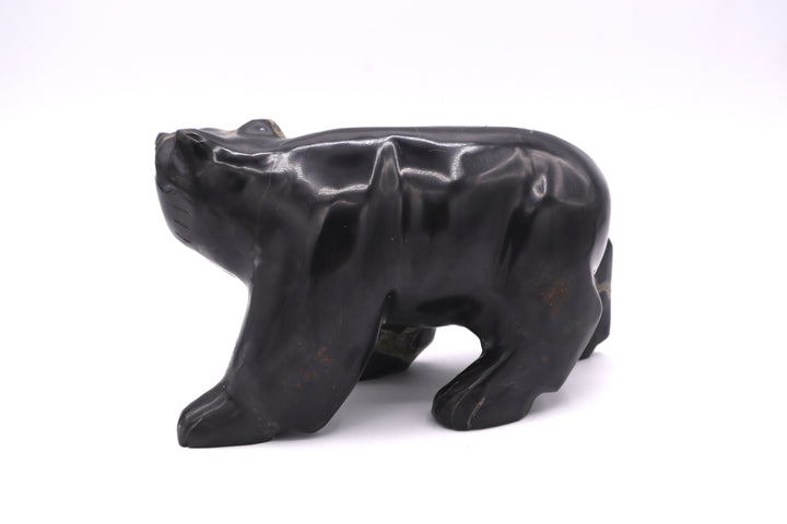 Septarian Bear Carving