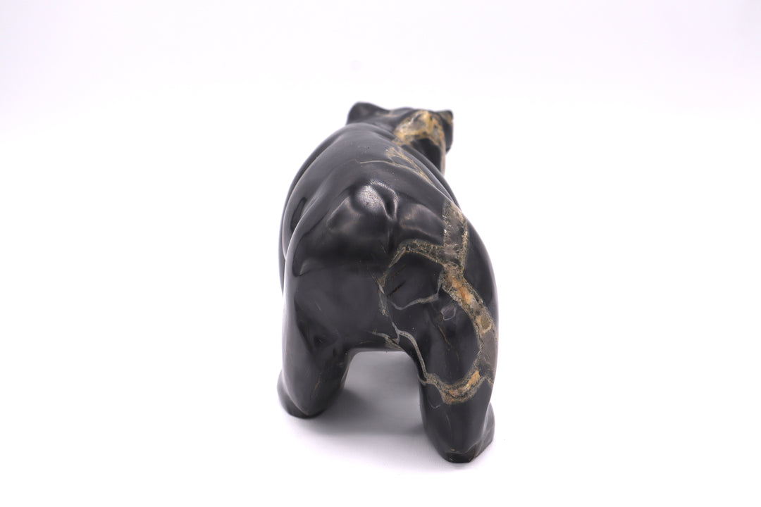 Septarian Bear Carving